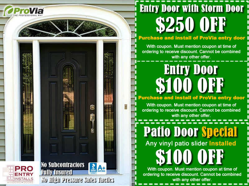 Proentry Installs door install coupon 